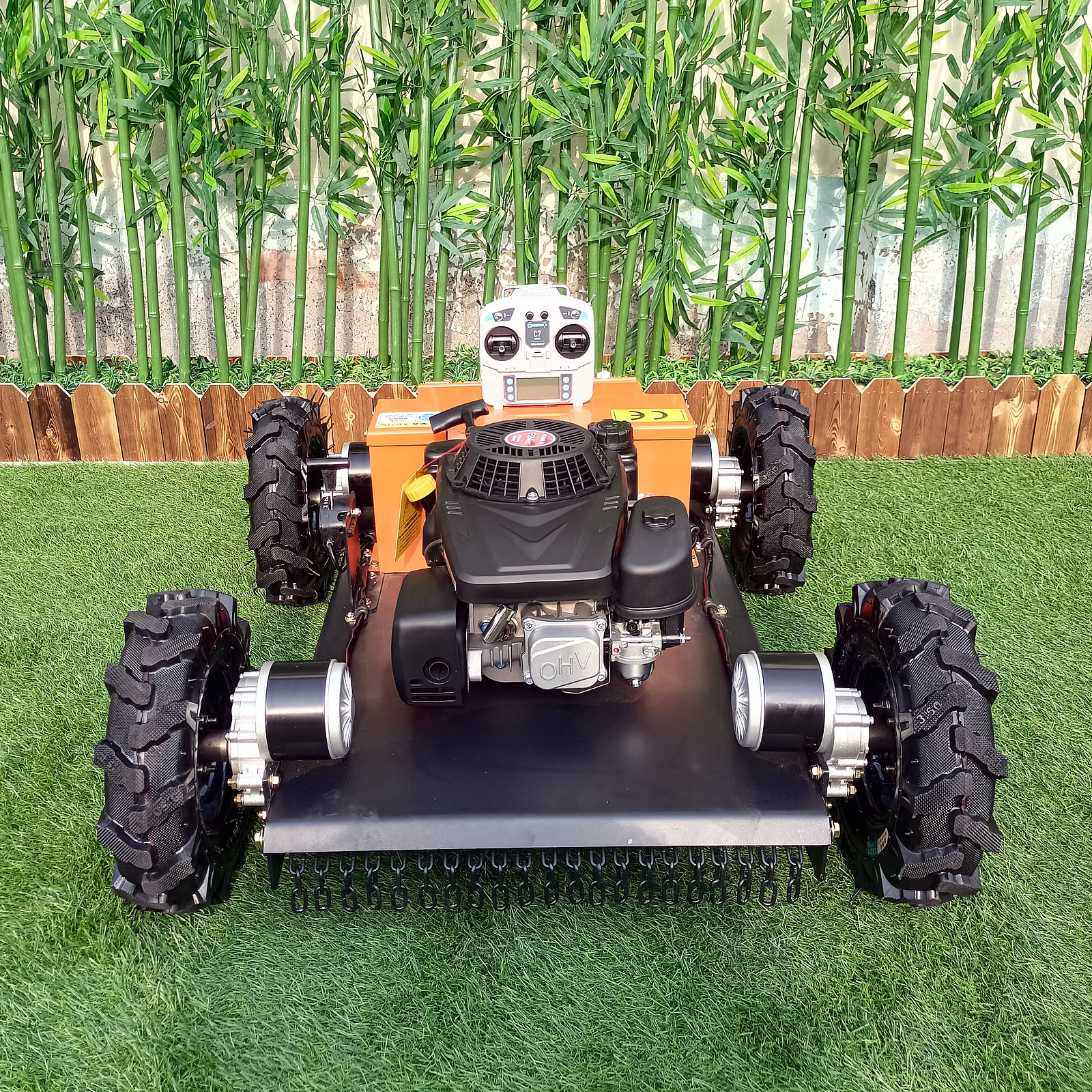 Wireless Radio Control Mowing Robot (VTW550-90 With Pull Start) - Image 3