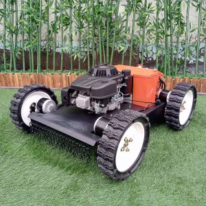 Remote Operated Wheeled Robotic Mower (VTW550-90) 85mm Cutting Height With Solid Tires