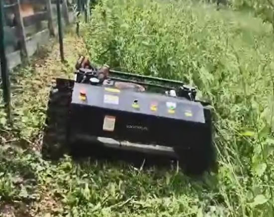 VTLM800 at Work in Bosnia and Herzegovina: Mowing Made Easy on All Terrains